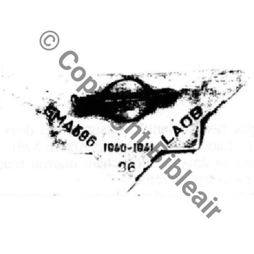 596 GMA 596 EO.596 + EC.2.596 SM Bol Dos lisse Grave GMA 596 1940.1941 LAOS No36 Src.L.MORAREAU via H.GUYOT 